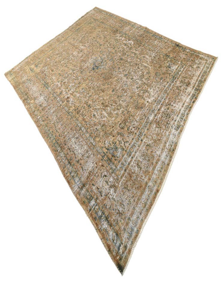 Detail image of  9' 8 x 12' 3  Hand Knotted Ultra Vintage Persian Wool Rug