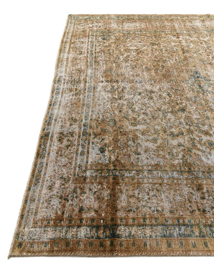 Detail image of  9' 8 x 12' 3  Hand Knotted Ultra Vintage Persian Wool Rug