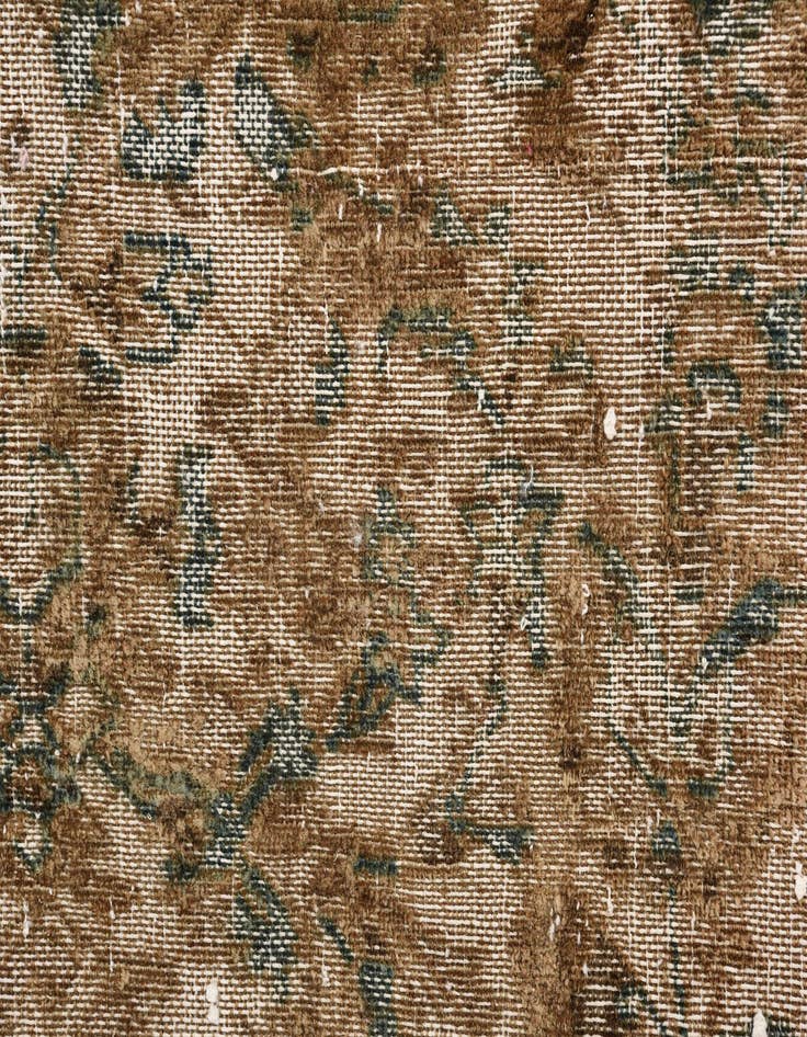 Detail image of  9' 8 x 12' 3  Hand Knotted Ultra Vintage Persian Wool Rug