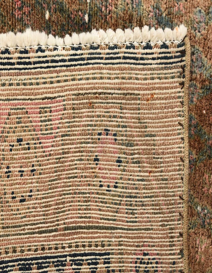 Detail image of  4' 10 x 8' 10  Hand Knotted Ultra Vintage Persian Wool Rug