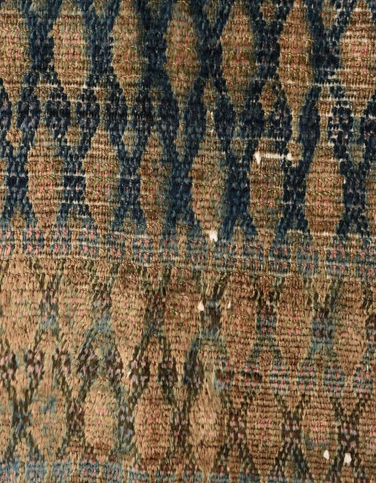 Detail image of  4' 10 x 8' 10  Hand Knotted Ultra Vintage Persian Wool Rug