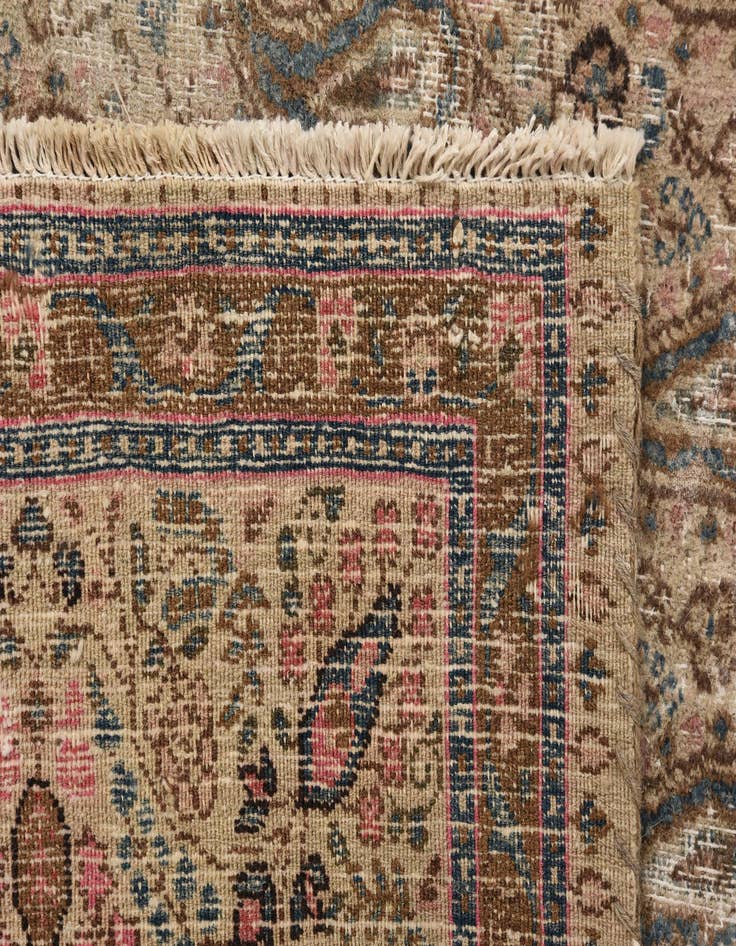 Detail image of  7' x 10' 3  Hand Knotted Ultra Vintage Persian Wool Rug