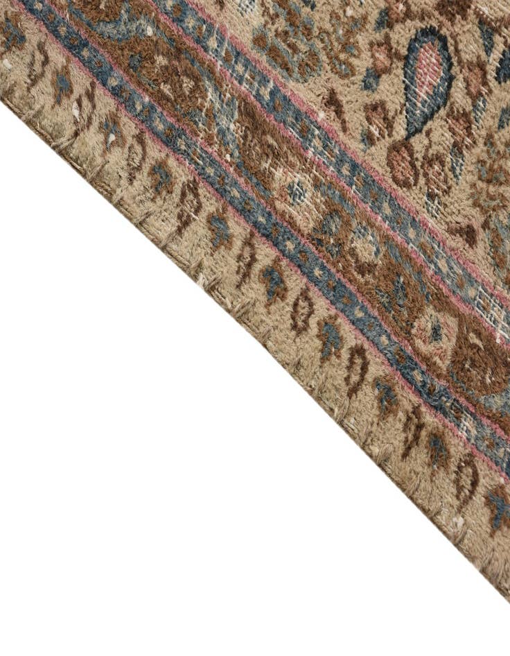 Detail image of  7' x 10' 3  Hand Knotted Ultra Vintage Persian Wool Rug