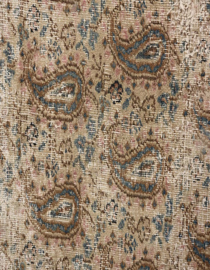 Detail image of  7' x 10' 3  Hand Knotted Ultra Vintage Persian Wool Rug