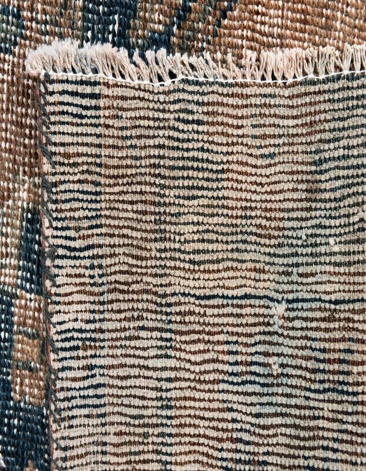 Detail image of  4' 2 x 5' 8  Hand Knotted Ultra Vintage Persian Wool Rug