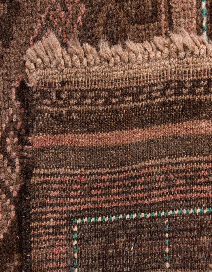 Detail image of  3' 7 x 6' 3  Hand Knotted Ultra Vintage Persian Wool Rug