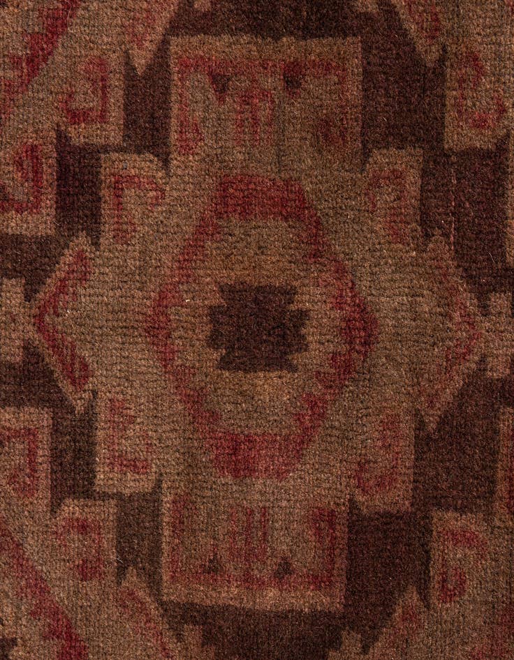 Detail image of  3' 8 x 6' 4  Hand Knotted Ultra Vintage Persian Wool Rug