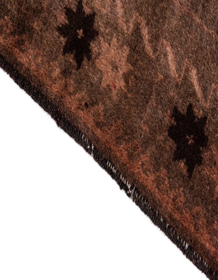 Detail image of  3' 7 x 6' 9  Hand Knotted Ultra Vintage Persian Wool Rug