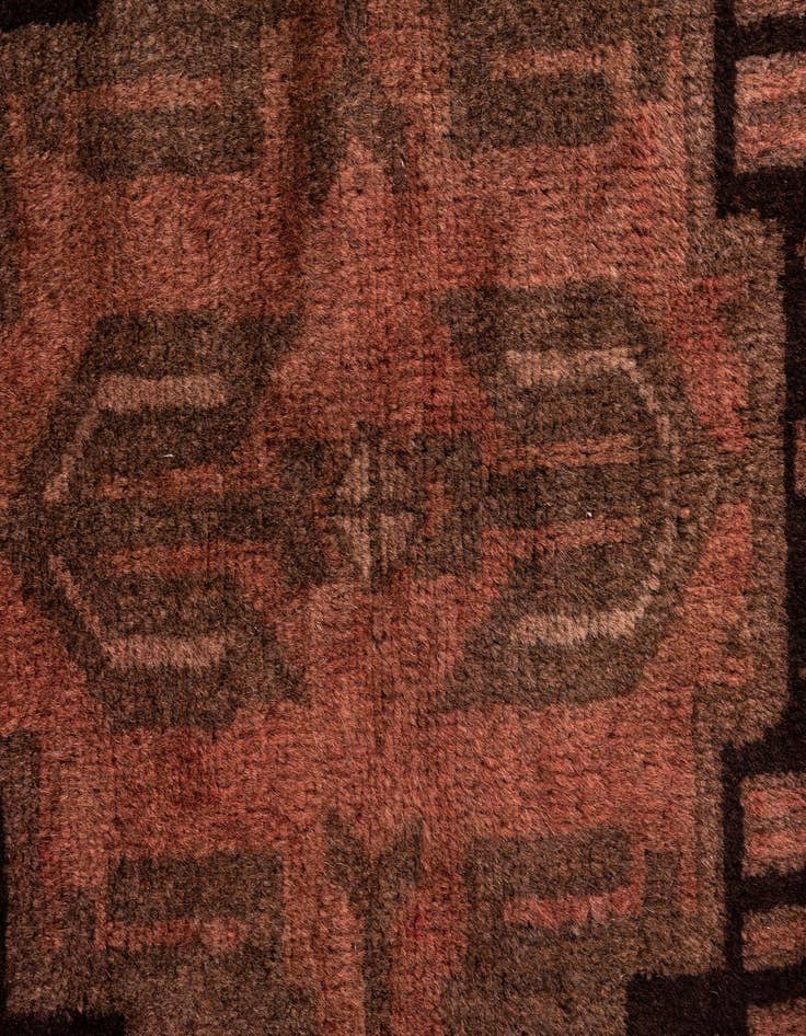 Detail image of  3' 7 x 6' 9  Hand Knotted Ultra Vintage Persian Wool Rug