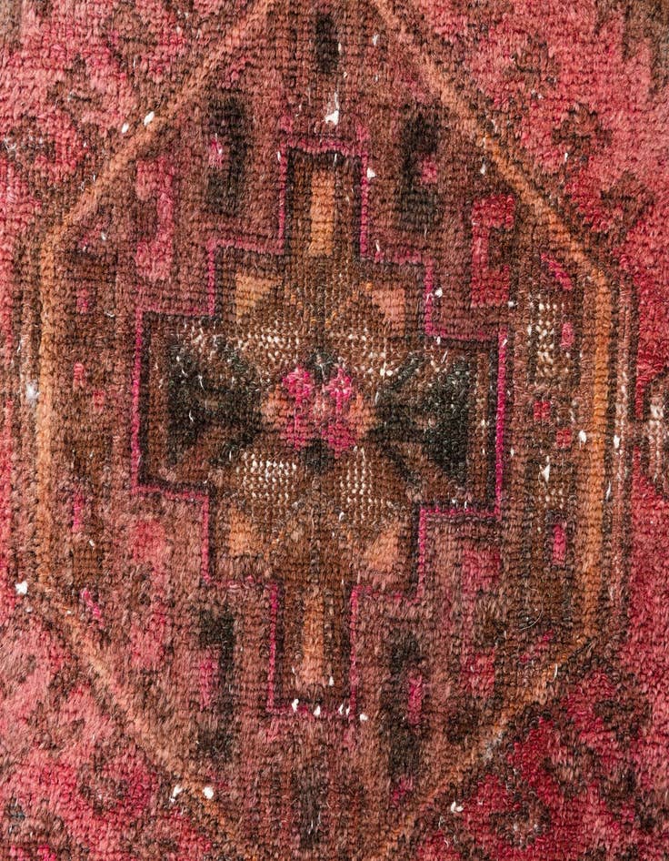 Detail image of  3' 6 x 6' 4  Hand Knotted Ultra Vintage Persian Wool Rug