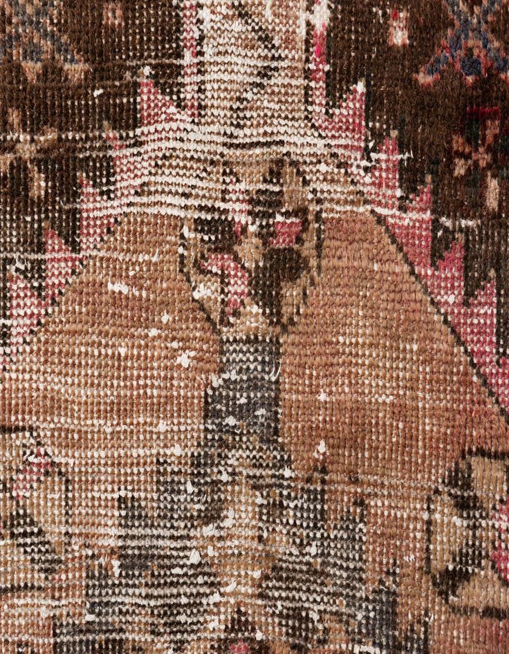 Detail image of  3' 2 x 5' 10  Hand Knotted Ultra Vintage Persian Wool Rug