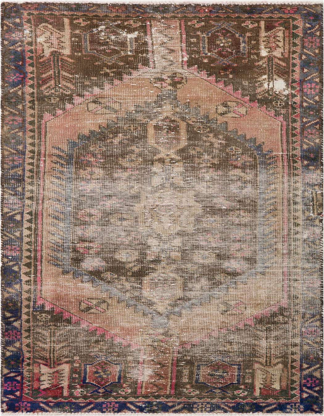 Primary image  3' 2 x 5' 10  Hand Knotted Ultra Vintage Persian Wool Rug