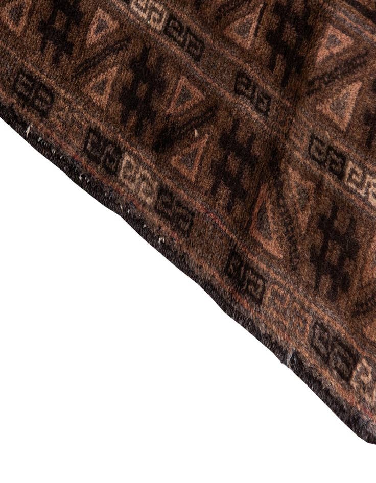 Detail image of  3' 6 x 6' 3  Hand Knotted Ultra Vintage Persian Wool Rug