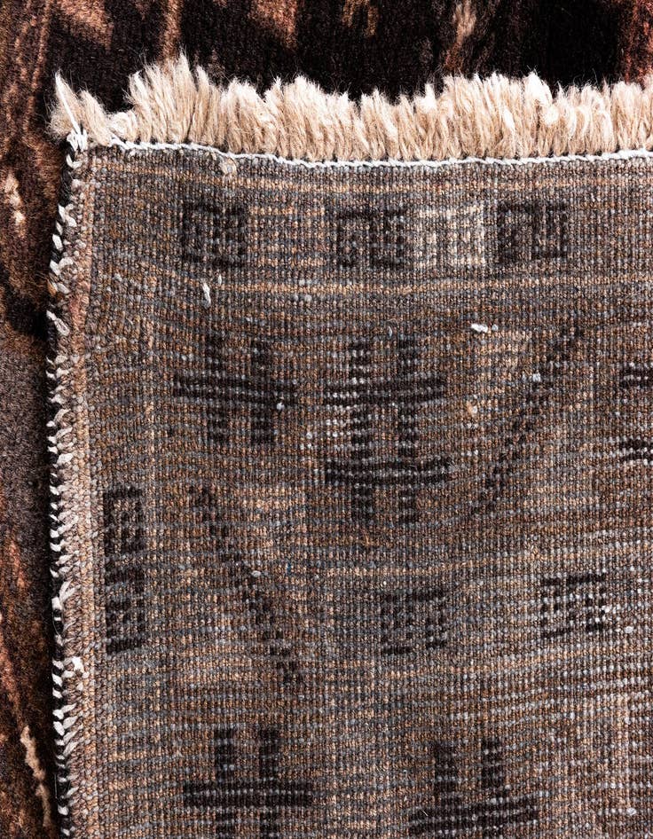 Detail image of  3' 6 x 6' 3  Hand Knotted Ultra Vintage Persian Wool Rug