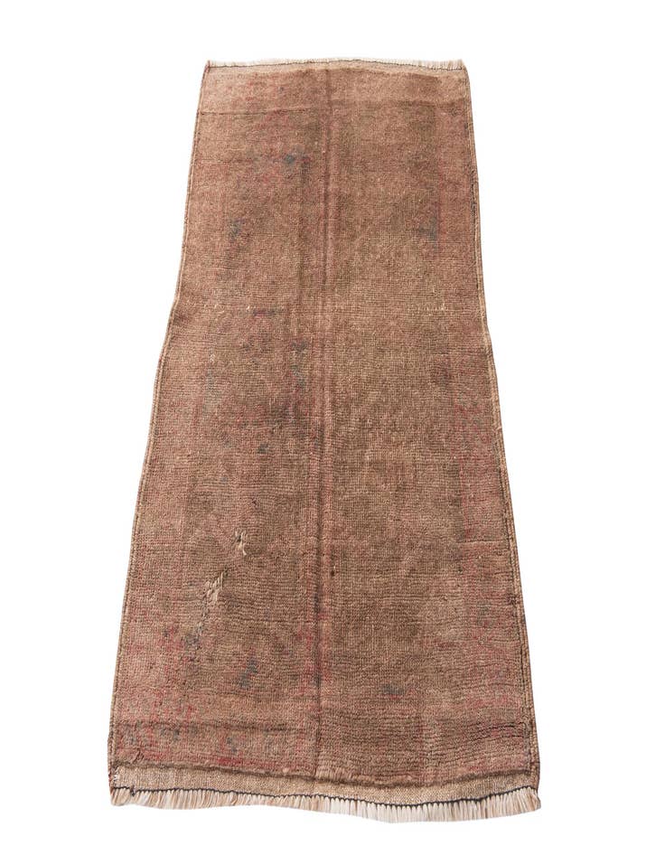 Detail image of  2' 10 x 4' 5  Hand Knotted Ultra Vintage Persian Wool Rug