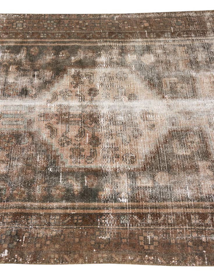 Detail image of  3' 5 x 6' 1  Hand Knotted Ultra Vintage Persian Wool Rug