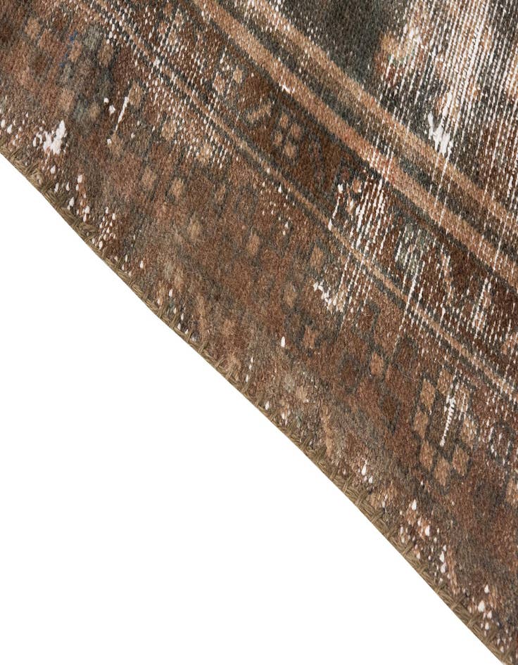 Detail image of  3' 5 x 6' 1  Hand Knotted Ultra Vintage Persian Wool Rug