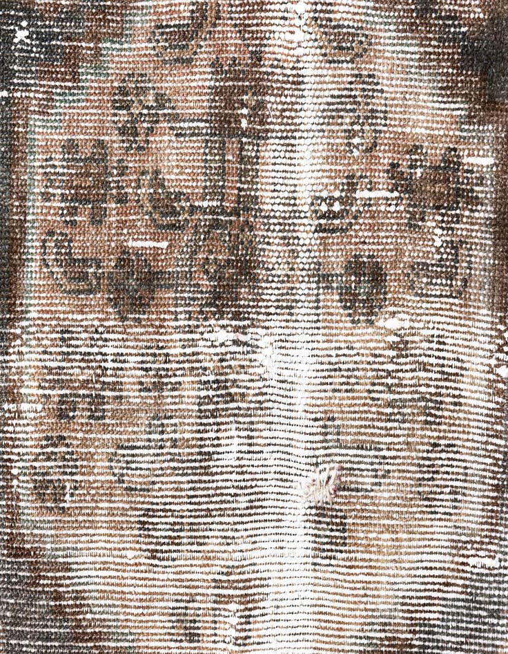 Detail image of  3' 5 x 6' 1  Hand Knotted Ultra Vintage Persian Wool Rug