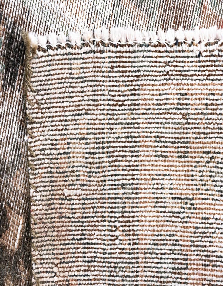 Detail image of  3' 5 x 6' 1  Hand Knotted Ultra Vintage Persian Wool Rug