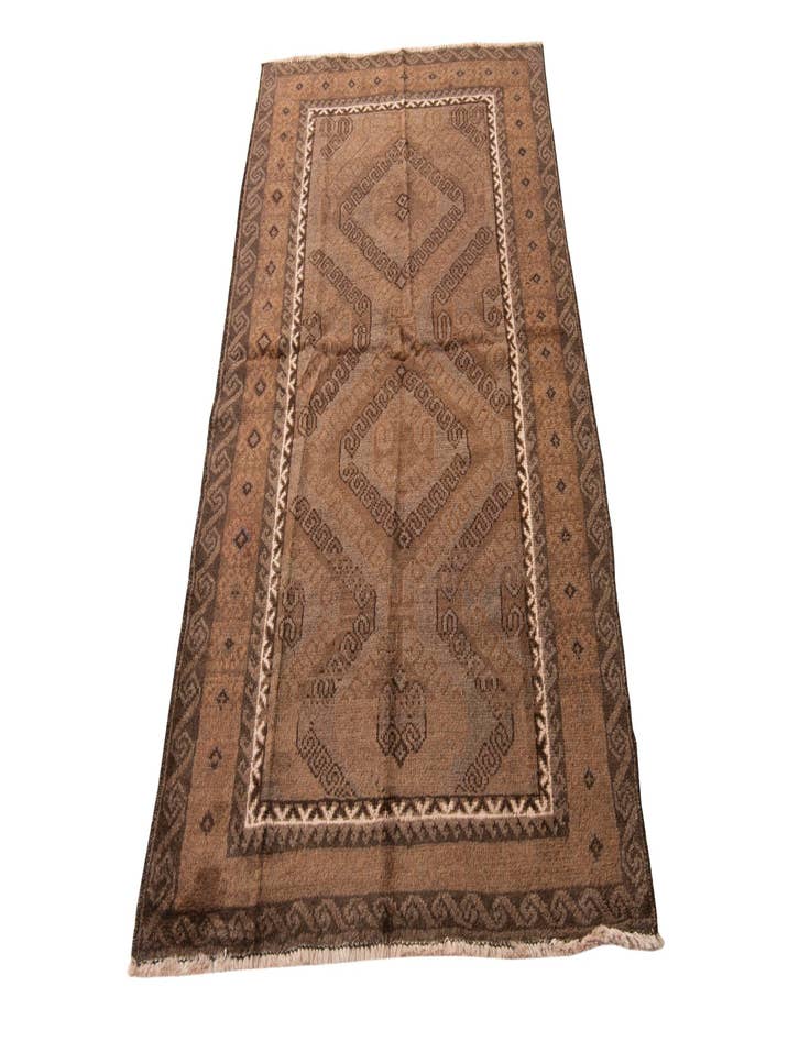 Detail image of  3' 8 x 6' 4  Hand Knotted Ultra Vintage Persian Wool Rug