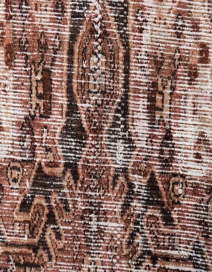 Detail image of  4' x 5' 10  Hand Knotted Ultra Vintage Persian Wool Rug