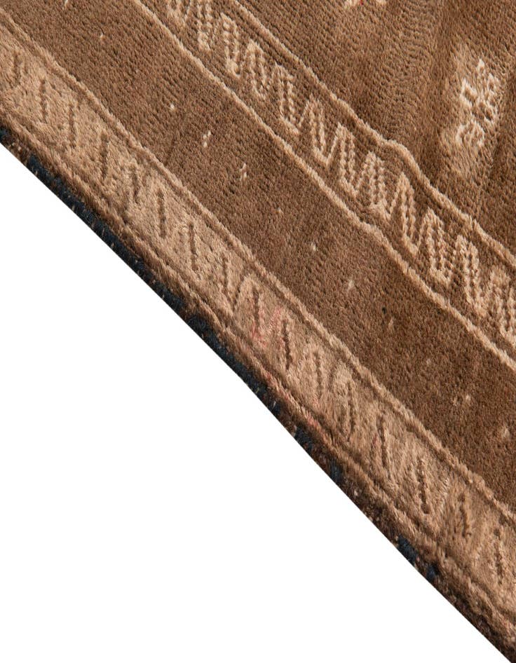 Detail image of  3' 8 x 6' 4  Hand Knotted Ultra Vintage Persian Wool Rug