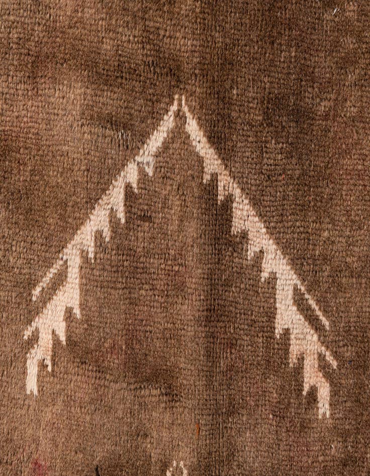 Detail image of  3' 8 x 6' 4  Hand Knotted Ultra Vintage Persian Wool Rug