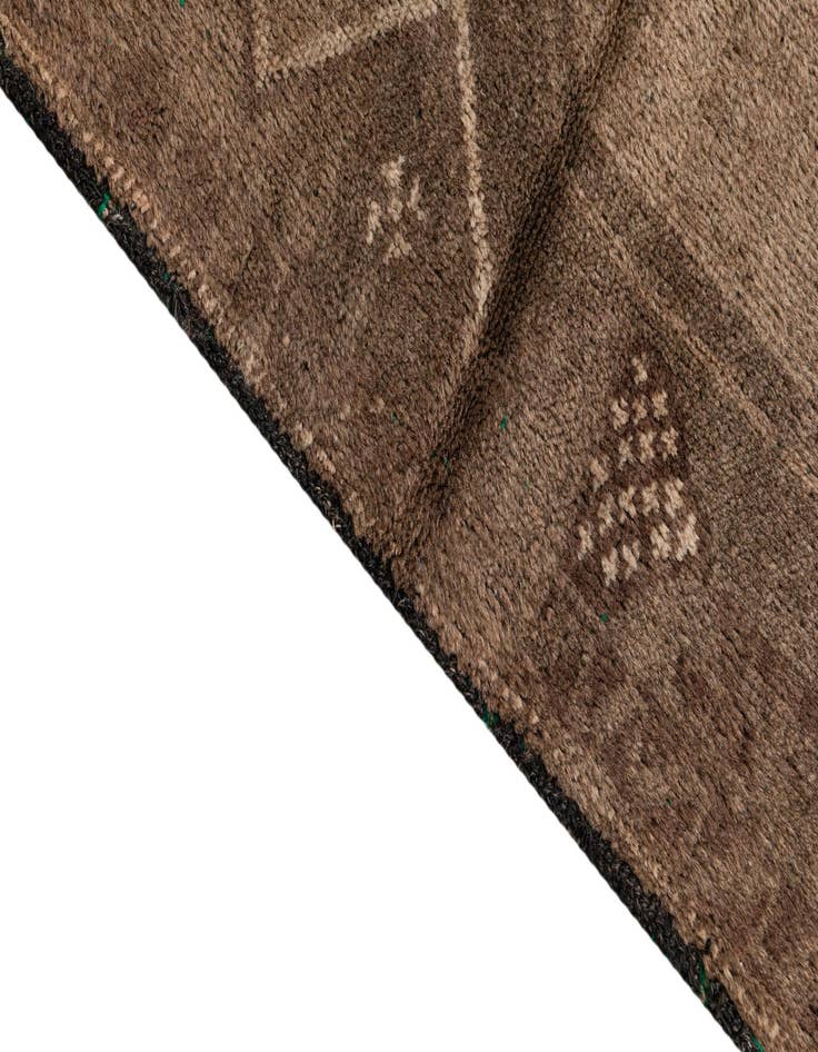 Detail image of  2' 10 x 5'  Hand Knotted Ultra Vintage Persian Wool Rug