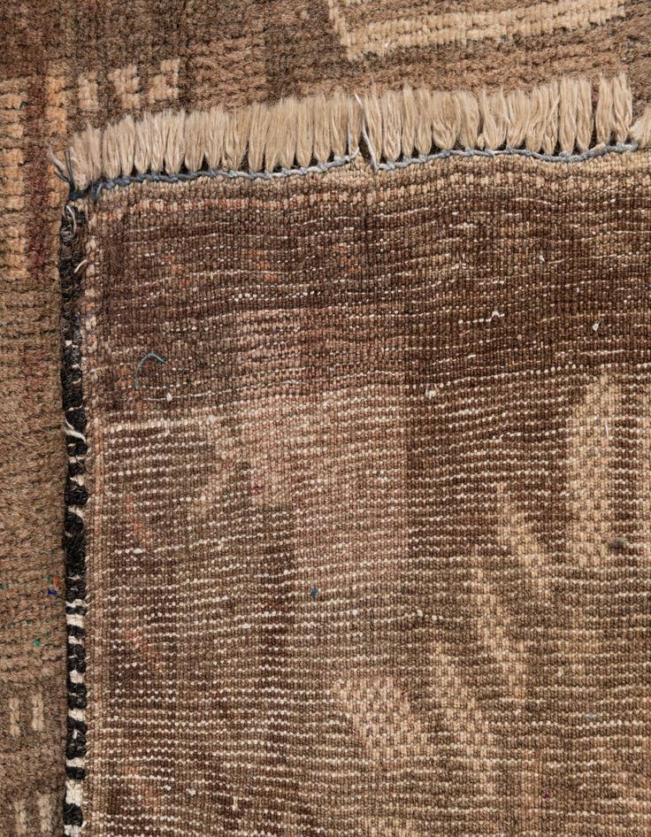 Detail image of  2' 10 x 5'  Hand Knotted Ultra Vintage Persian Wool Rug