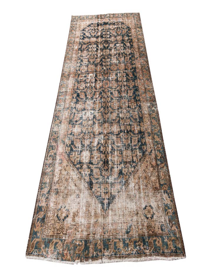 Detail image of  4' 10 x 8' 10  Hand Knotted Ultra Vintage Persian Wool Rug