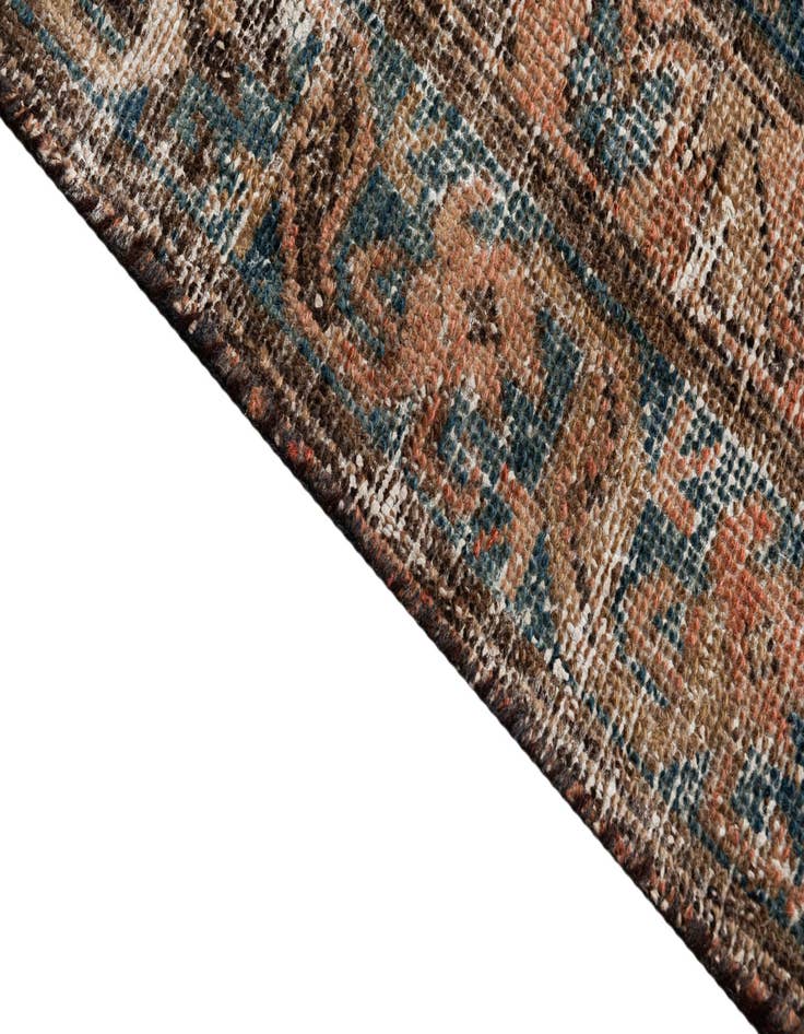 Detail image of  4' 10 x 8' 10  Hand Knotted Ultra Vintage Persian Wool Rug