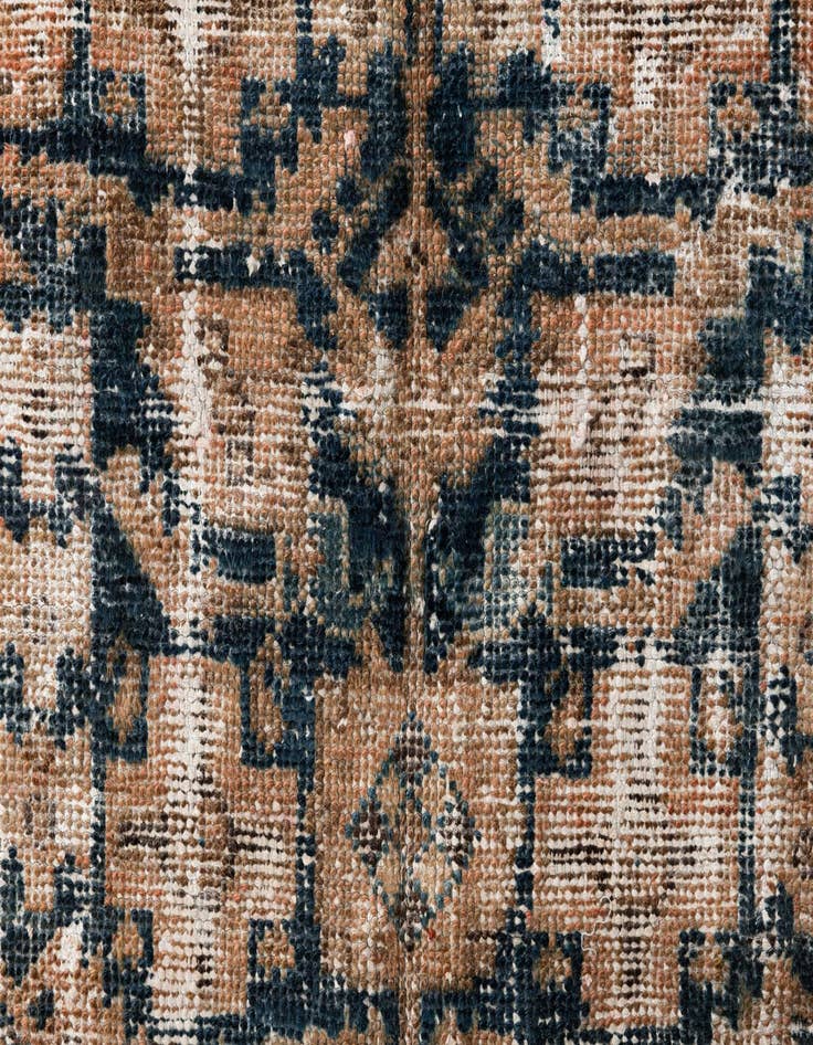 Detail image of  4' 10 x 8' 10  Hand Knotted Ultra Vintage Persian Wool Rug