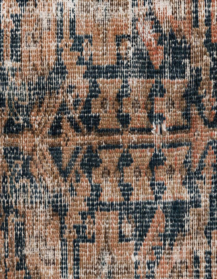 Detail image of  4' 10 x 8' 10  Hand Knotted Ultra Vintage Persian Wool Rug