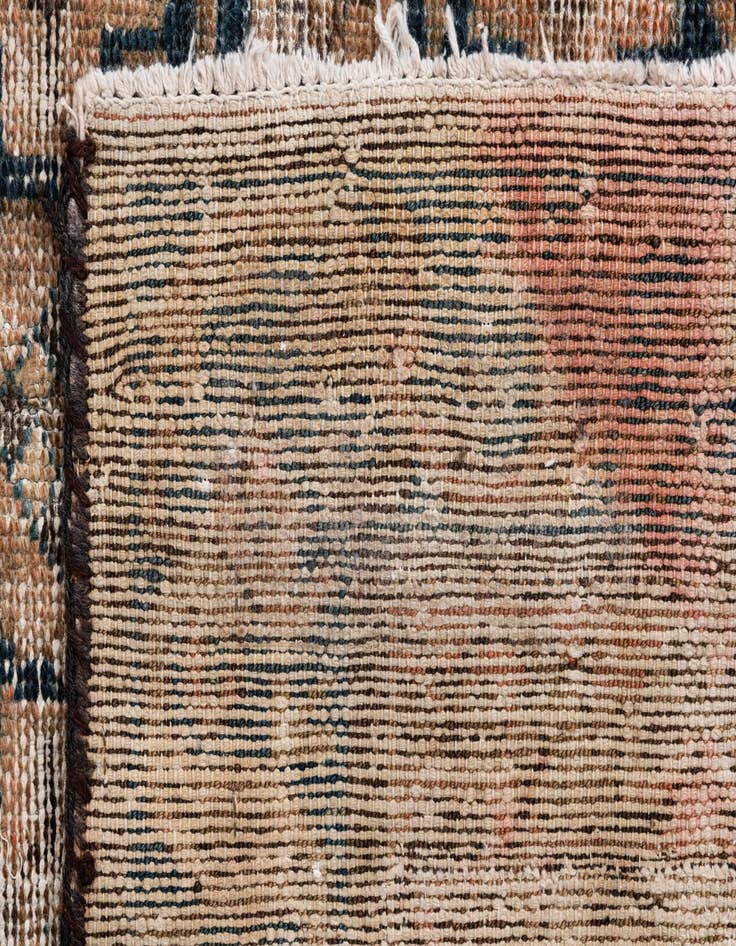 Detail image of  4' 10 x 8' 10  Hand Knotted Ultra Vintage Persian Wool Rug