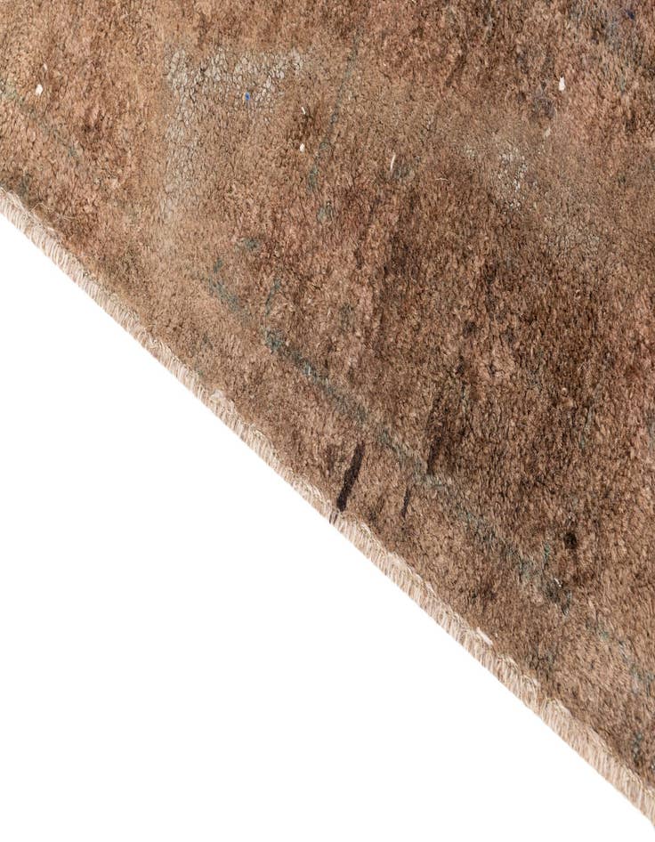 Detail image of  4' 10 x 8' 3  Hand Knotted Ultra Vintage Persian Wool Rug