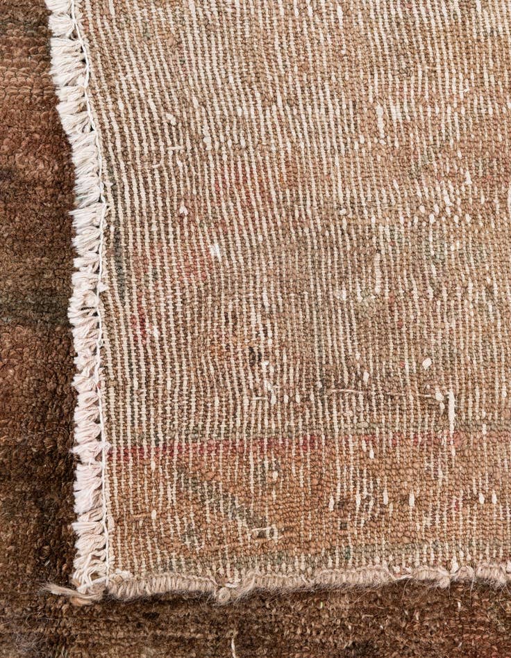 Detail image of  4' 10 x 8' 3  Hand Knotted Ultra Vintage Persian Wool Rug