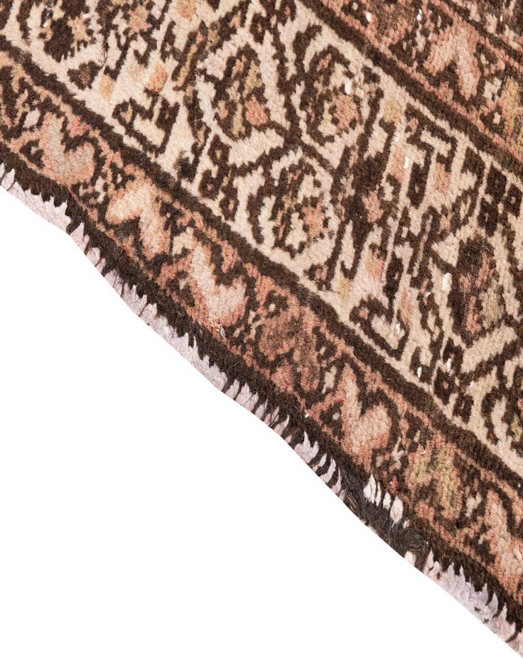 Detail image of  3' 10 x 5' 2  Hand Knotted Ultra Vintage Persian Wool Rug