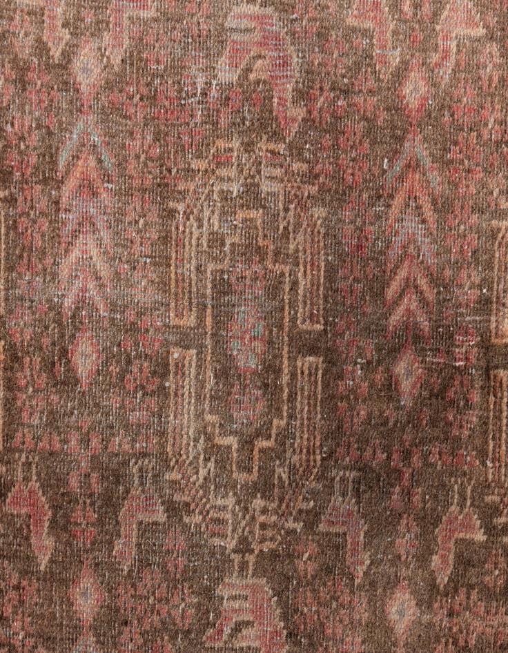 Detail image of  3' 2 x 5' 6  Hand Knotted Ultra Vintage Persian Wool Rug