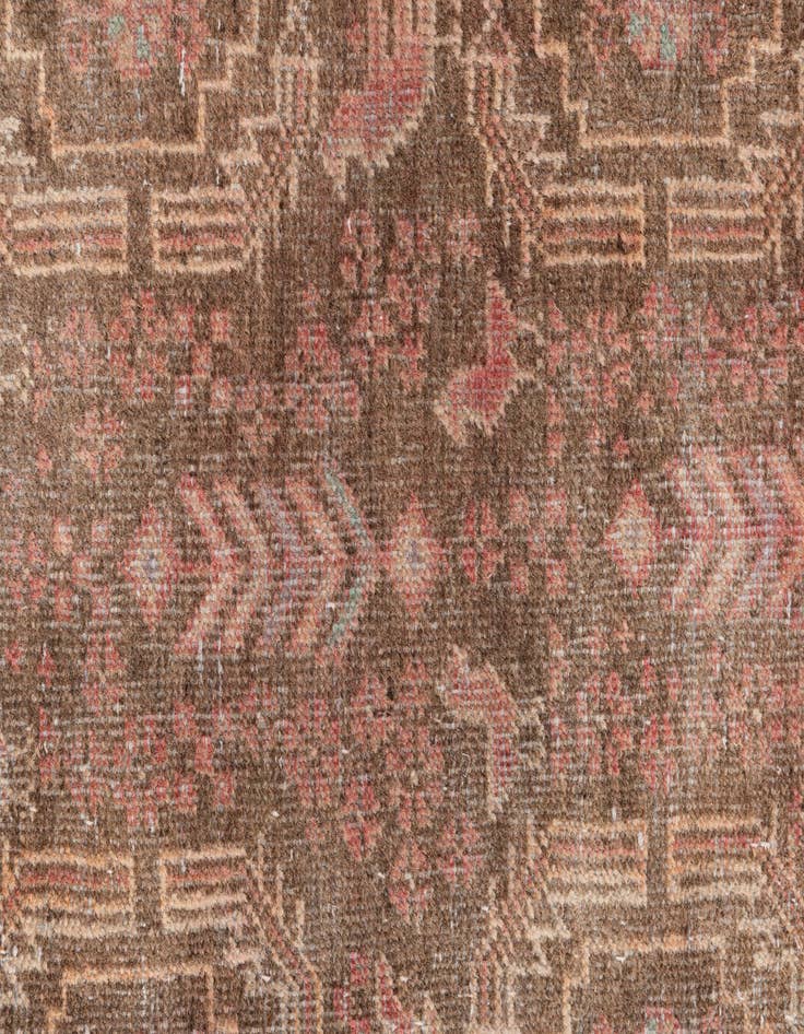Detail image of  3' 2 x 5' 6  Hand Knotted Ultra Vintage Persian Wool Rug