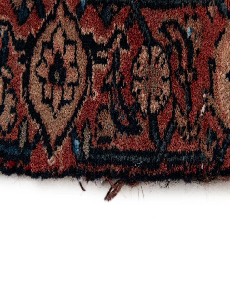 Detail image of  4' x 5' 6  Hand Knotted Ultra Vintage Persian Wool Rug