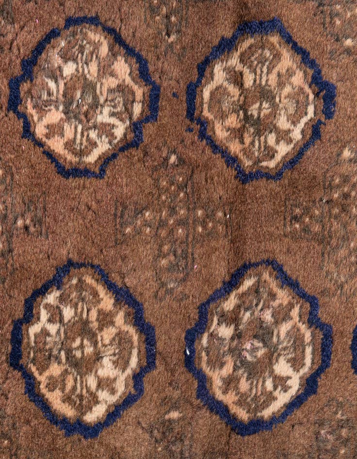 Detail image of  3' 8 x 4' 8  Hand Knotted Ultra Vintage Persian Wool Rug