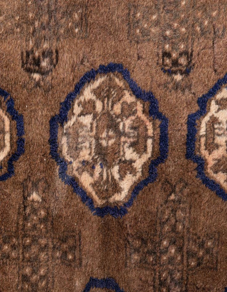 Detail image of  3' 8 x 4' 8  Hand Knotted Ultra Vintage Persian Wool Rug
