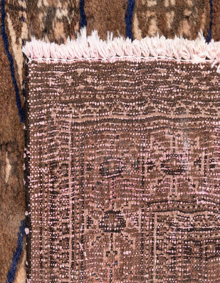 Detail image of  3' 8 x 4' 8  Hand Knotted Ultra Vintage Persian Wool Rug