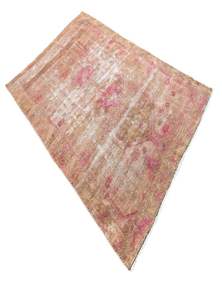 Detail image of  4' 4 x 6' 8  Hand Knotted Ultra Vintage Persian Wool Rug