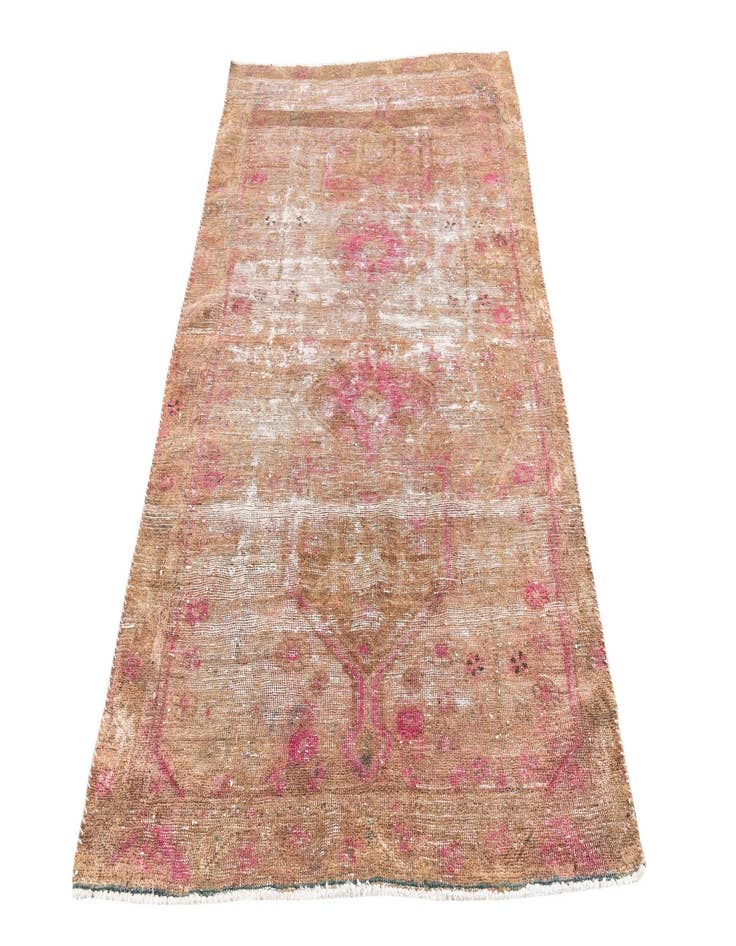 Detail image of  4' 4 x 6' 8  Hand Knotted Ultra Vintage Persian Wool Rug