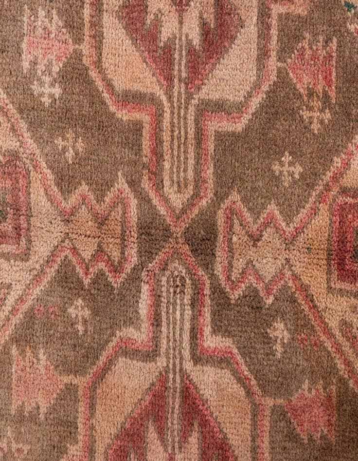 Detail image of  3' 8 x 6' 2  Hand Knotted Ultra Vintage Persian Wool Rug