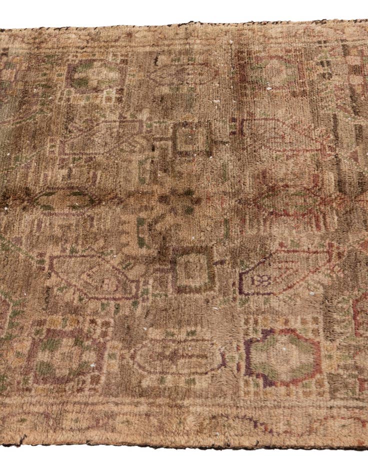 Detail image of  3' 1 x 5' 5  Hand Knotted Ultra Vintage Persian Wool Rug