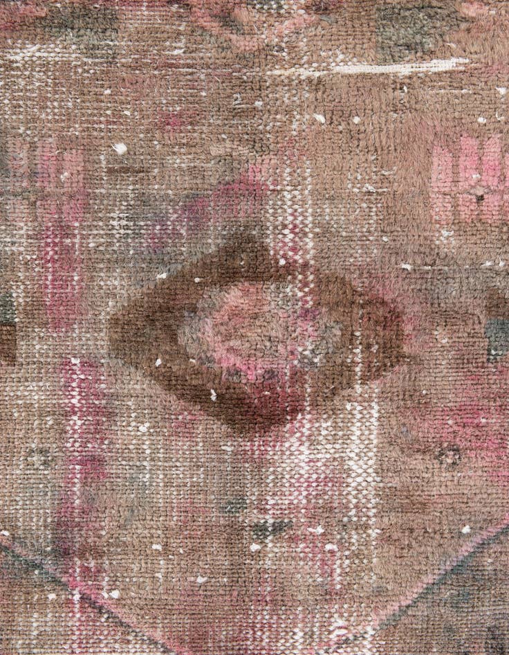 Detail image of  4' x 6' 9  Hand Knotted Ultra Vintage Persian Wool Rug