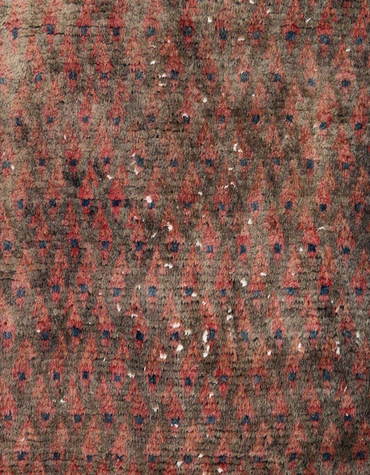 Detail image of  3' 4 x 5' 7  Hand Knotted Ultra Vintage Persian Wool Rug