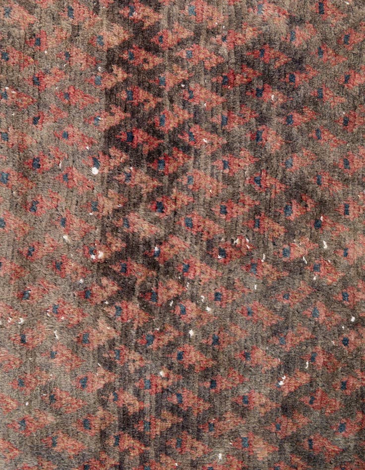 Detail image of  3' 4 x 5' 7  Hand Knotted Ultra Vintage Persian Wool Rug